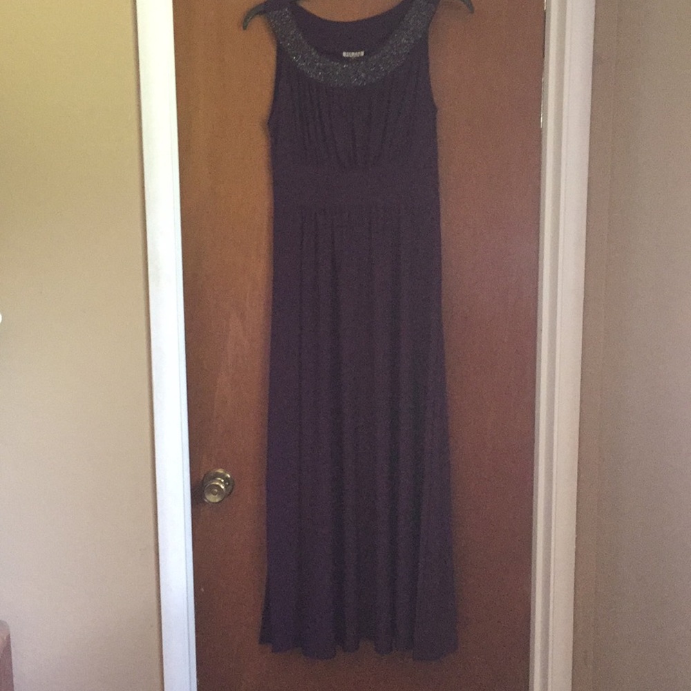 Purple maxi dress
